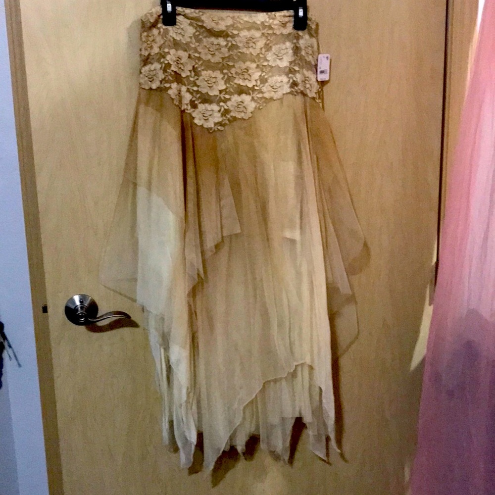 New! Free People/ Brenda Knight Fairy Skirt